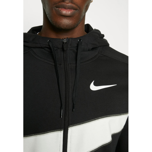 Мъжки Суичър с цип NIKE Dri-FIT с голяма щампа на гърба Antistar KOI FLOWER